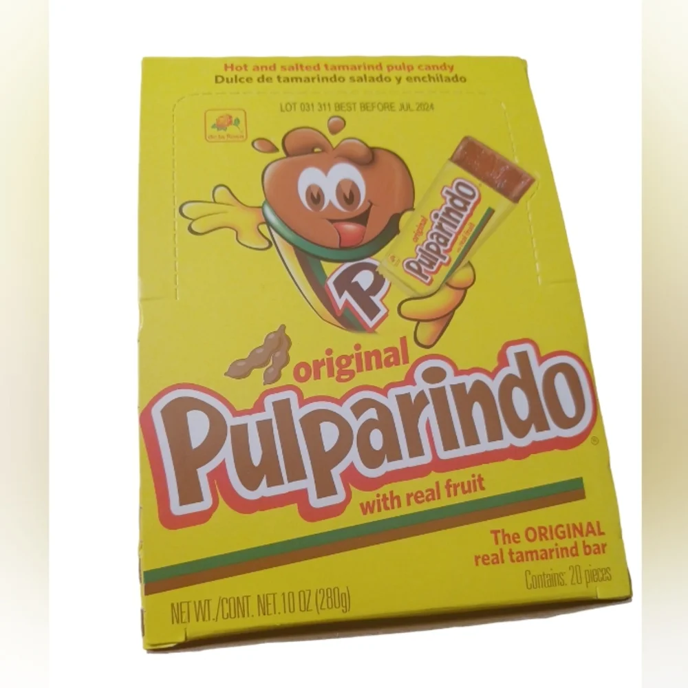 MEXICANA CANDY PULPARINDO ORIGINAL WITH REAL FRUIT THE ORIGINAL REAL TAMARIND